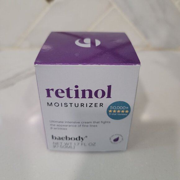 Baebody Retinol Moisturizer Cream 1.7 Fl Oz Cruelty-Free No Parabens Made In USA - Picture 1 of 7